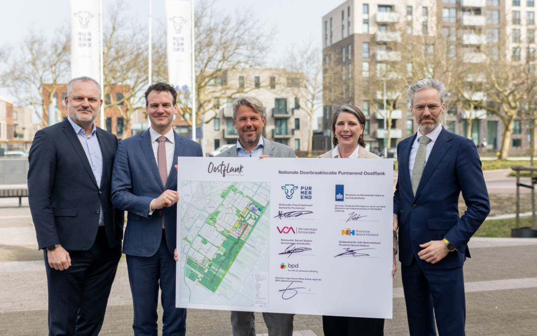 Afsprakenbrief doorbraaklocatie Oostflank Purmerend ondertekend
